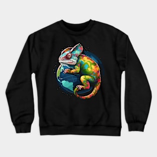 Chameleon Earth Day Crewneck Sweatshirt